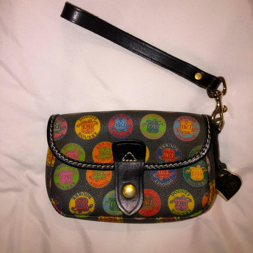 Vintage Donney & Burke Logo Wristlet